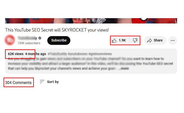 Showing A Channel Having High Views, Likes And Subscribers Showing A Channel Having High Views, Likes And Subscribers