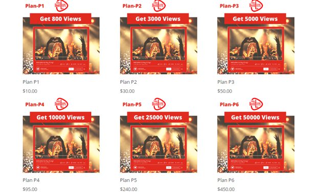 Showing Price Plans Of Promotion Showing Price Plans Of Promotion
